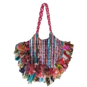 One-of-a-Kind! Handmade Multi-Fabric Bag
